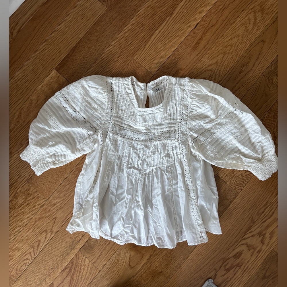 Aritzia White Blouse